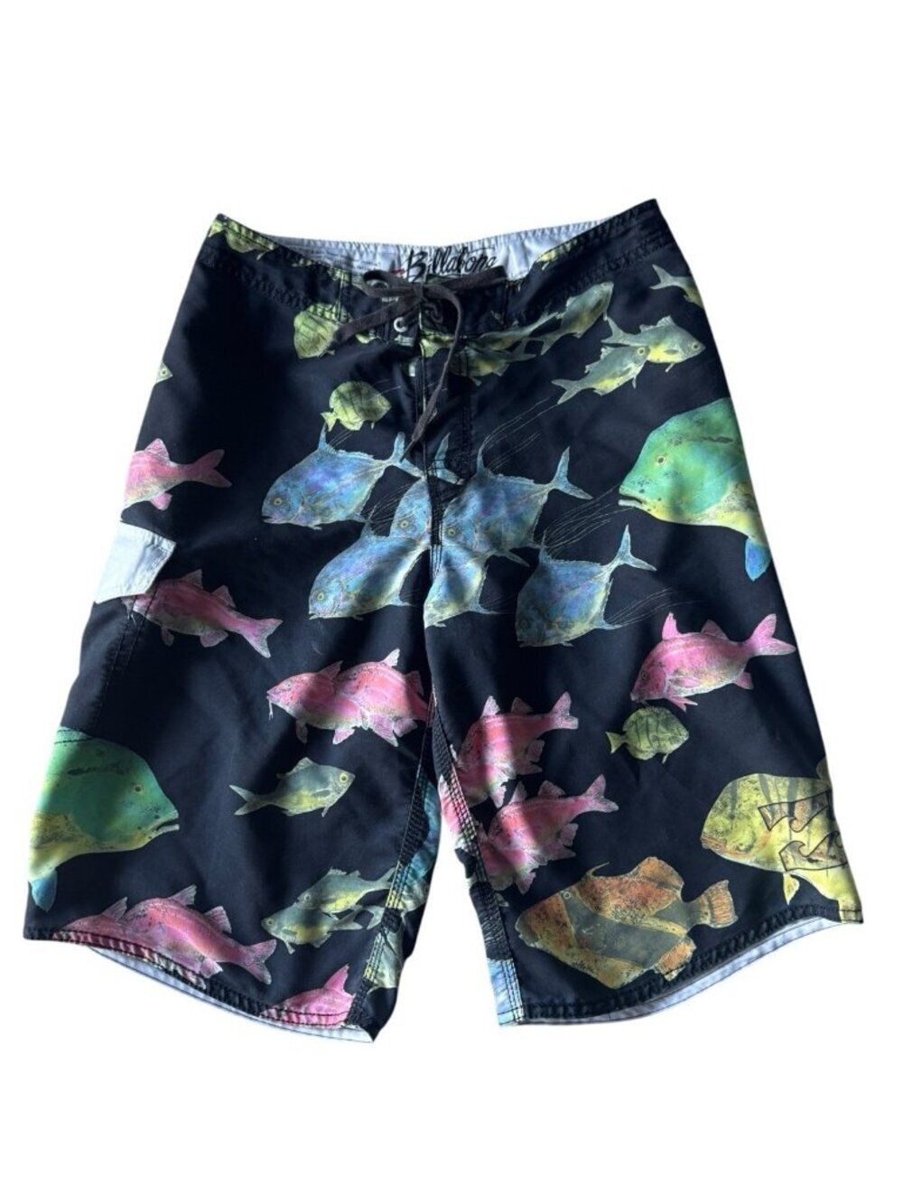 Billabong Mens Sz 29 Dane Kai Konda Lmtd Ed Board Shorts Fish Print